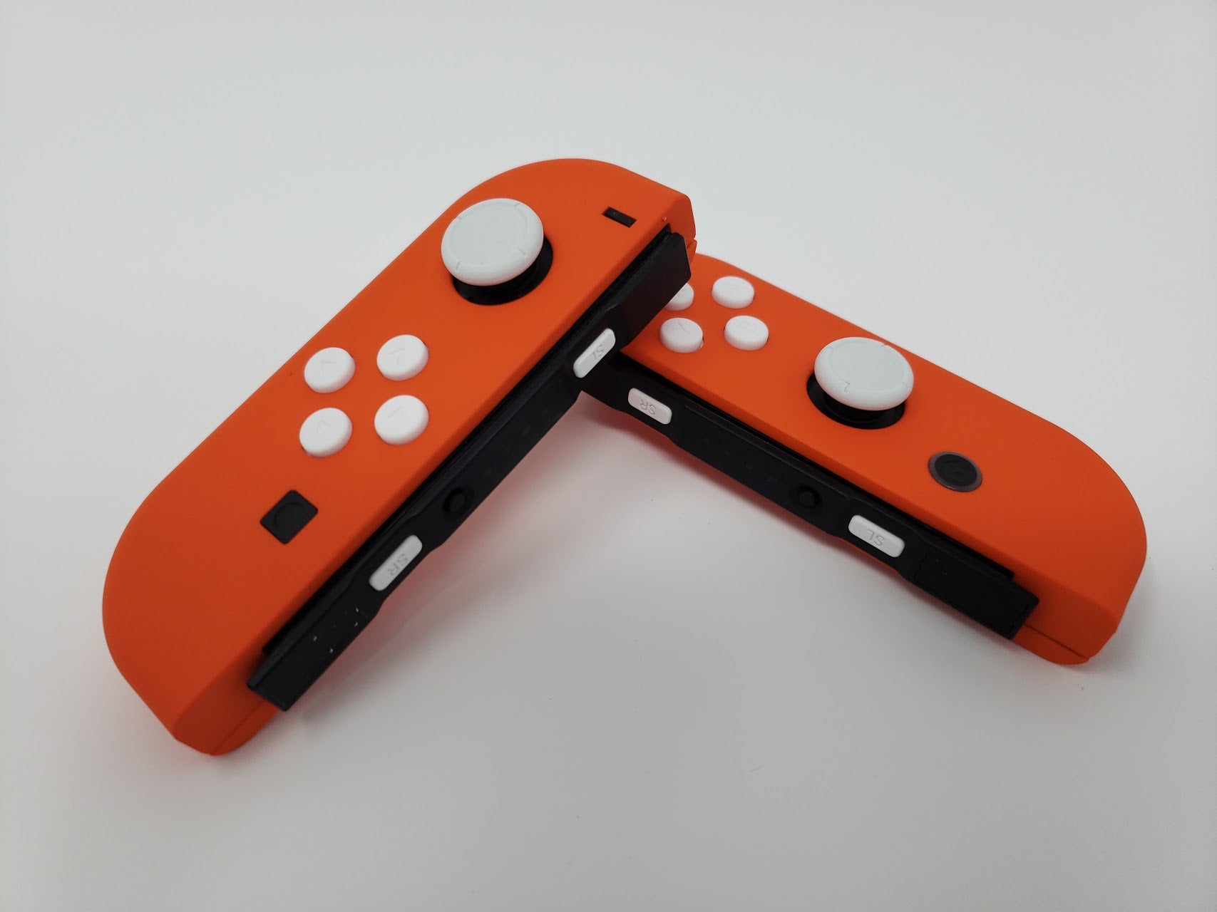 Dark Orange Soft Touch - Customizable Options - OEM Nintendo Joy-Cons
