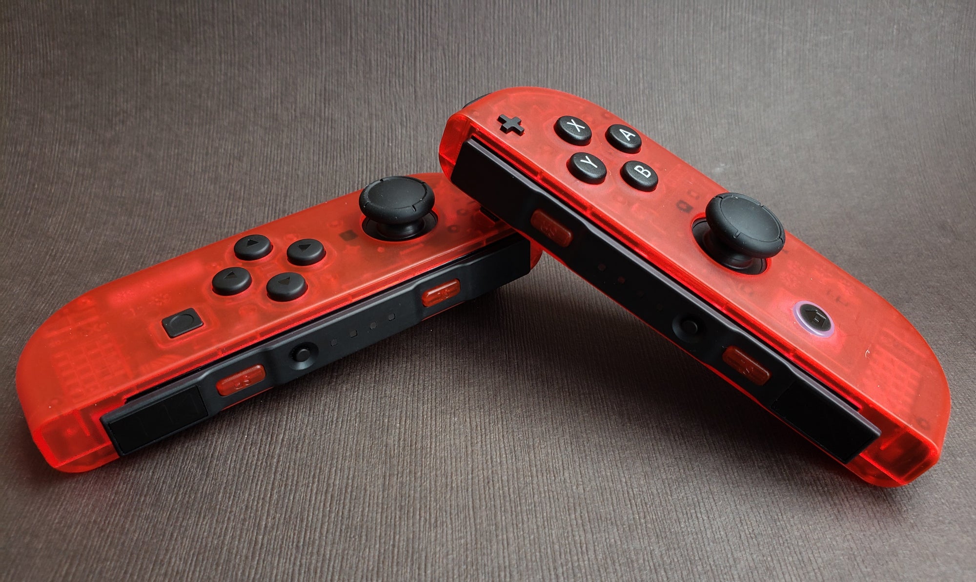 Red Tinted - Customizable Options - OEM Nintendo Joy-Cons