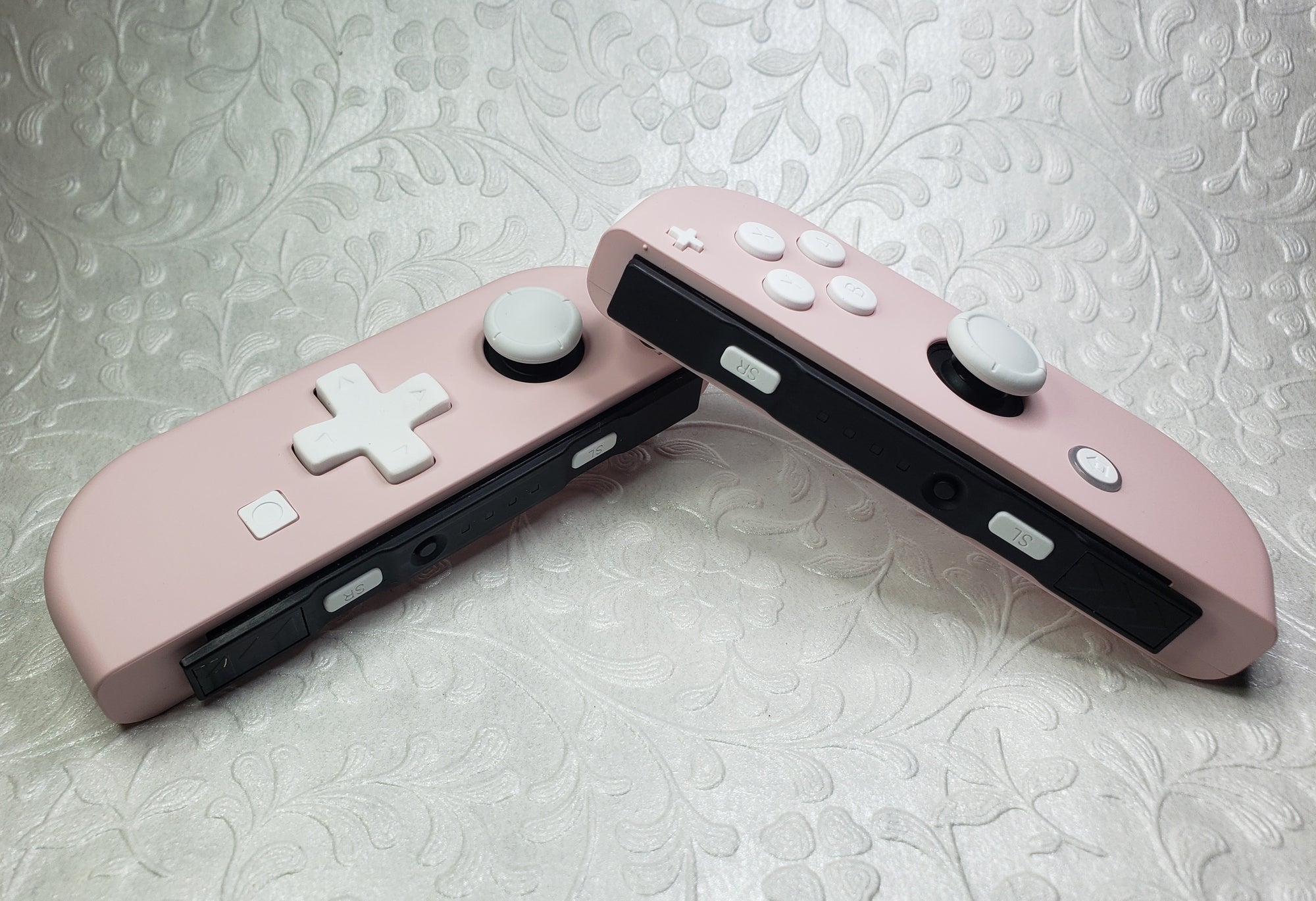 Sakura Pink Soft Touch - Customizable Options - OEM Nintendo Joy-Cons