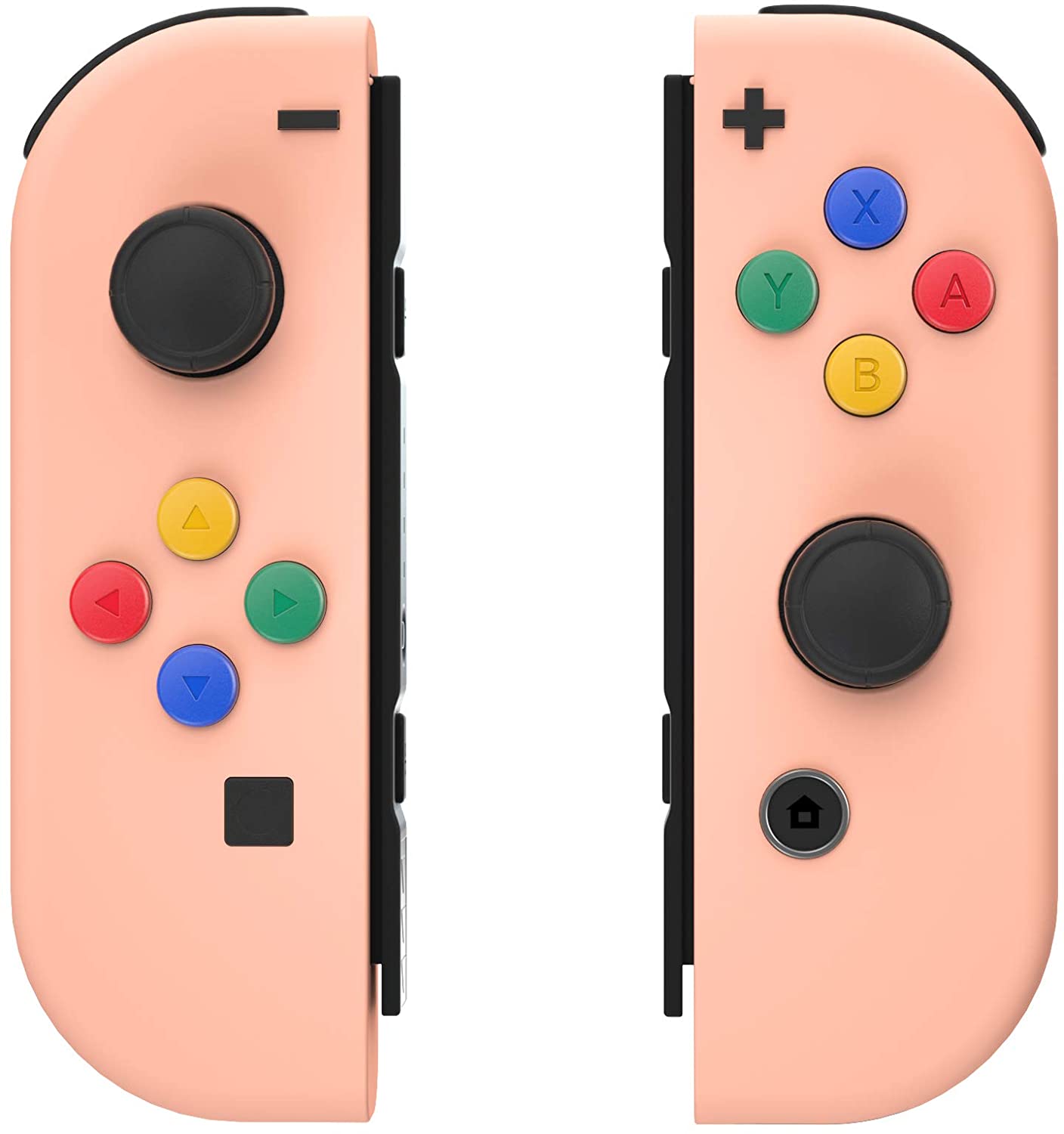Mandy Pink Soft Touch - Customizable Options - OEM Nintendo Joy-Cons
