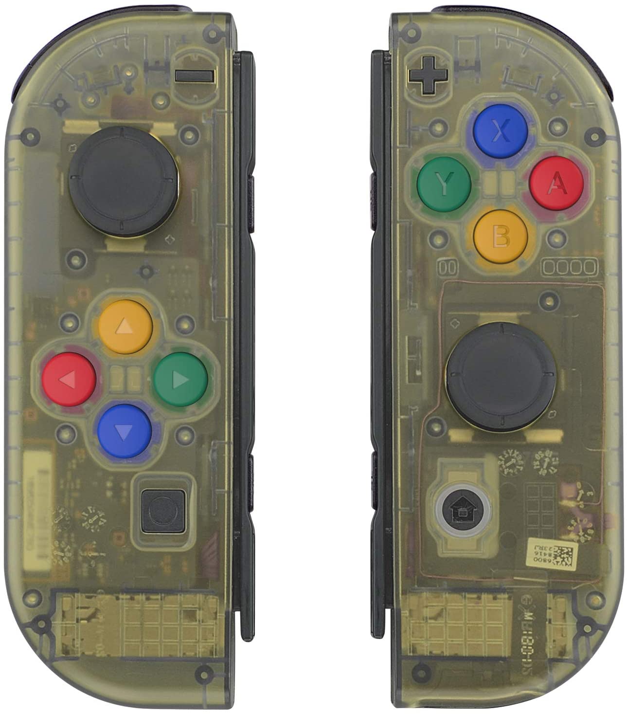 Amber Tinted - Customizable Options - OEM Nintendo Joy-Cons
