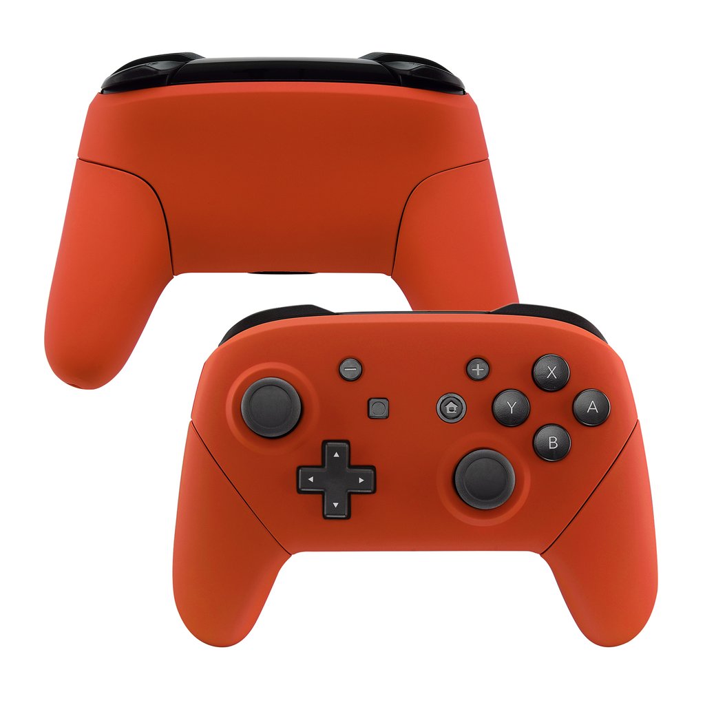 Pastel Soft Touch Orange - Customizable Options - OEM Nintendo Switch Pro Controller