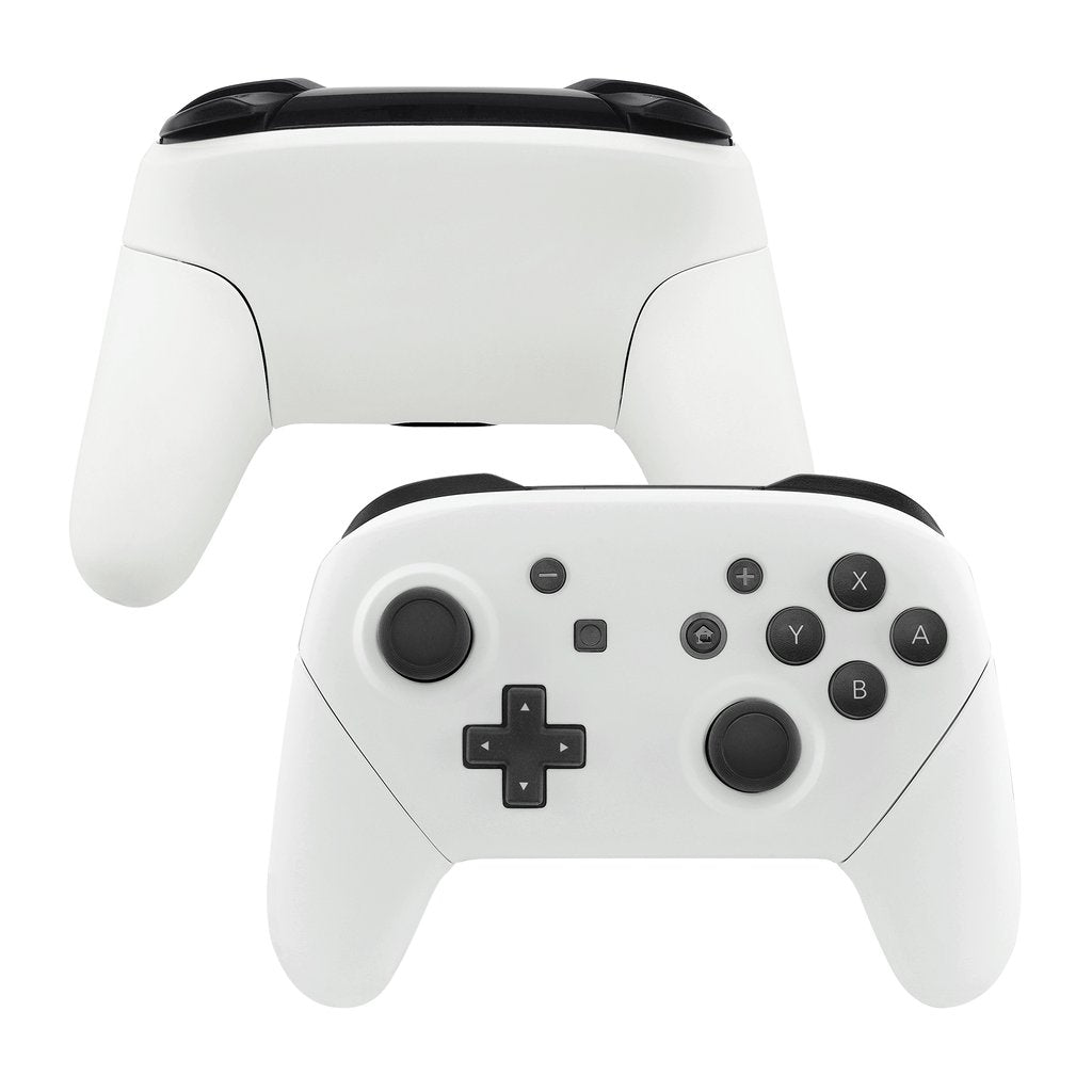 Matte Soft Touch White  - Customizable Options - OEM Nintendo Switch Pro Controller
