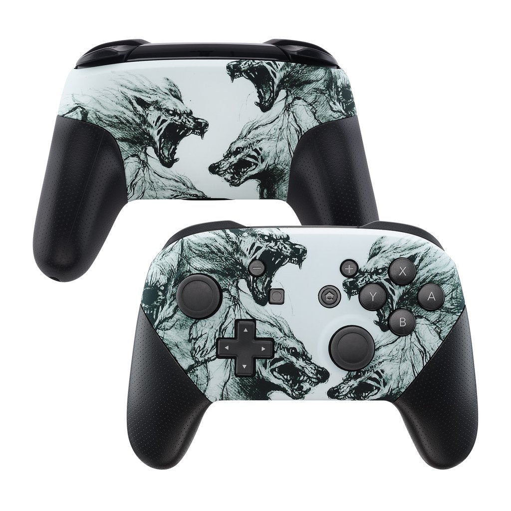 Themed Angry Wolves - Customizable Options - OEM Nintendo Switch Pro Controller