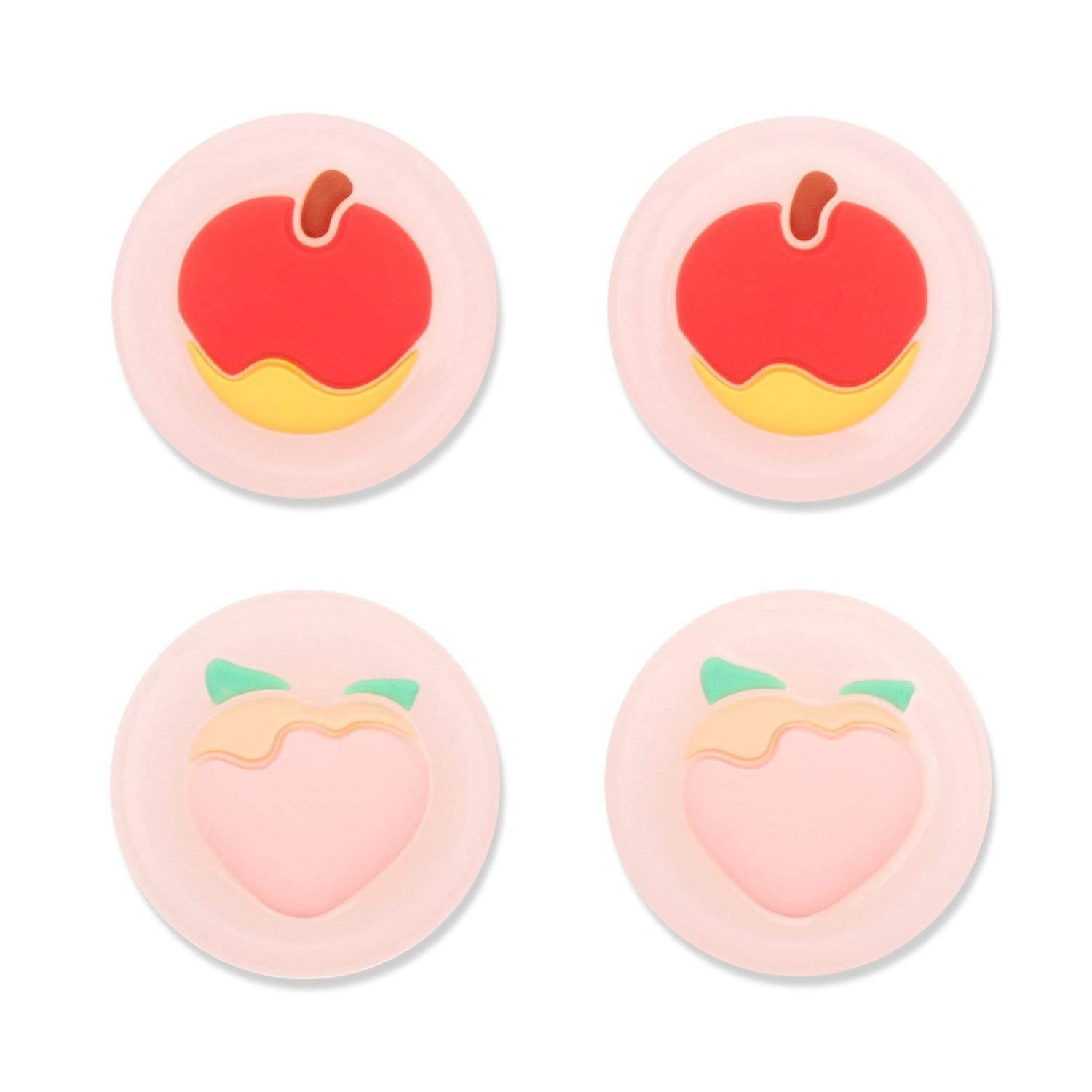 Peach and Apple - Nintendo Switch Joy-Con Thumbcap Grips