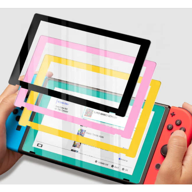Nintendo Switch Colored Screen Protector Nintendo Switch Accessories kaltronics Kaltronics Nintendo Switch Accessories