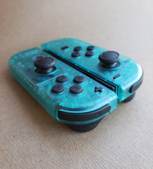 Emerald Tinted - Customizable Options - OEM Nintendo Joy-Cons
