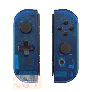 Clear Blue Tinted - Customizable Options - Official Nintendo Joy-Cons
